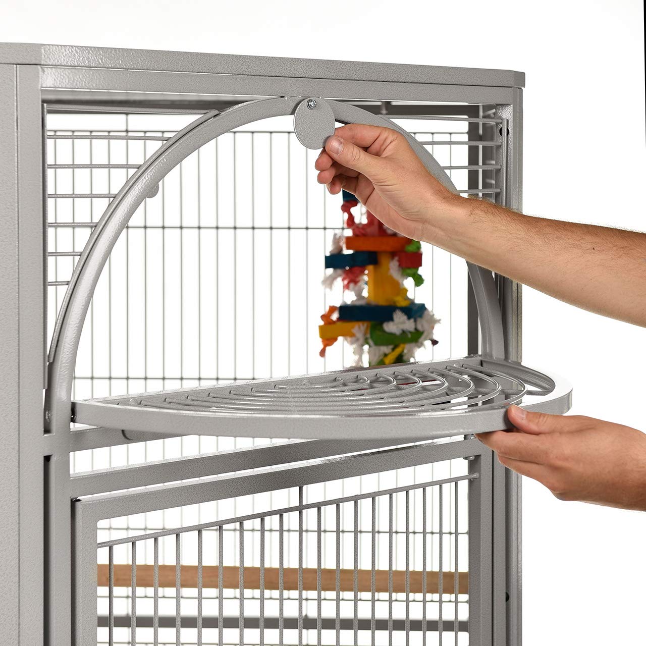 montana-cages-denver-eckk-fig-xxl-papageienk-fig-hellgrau image 2