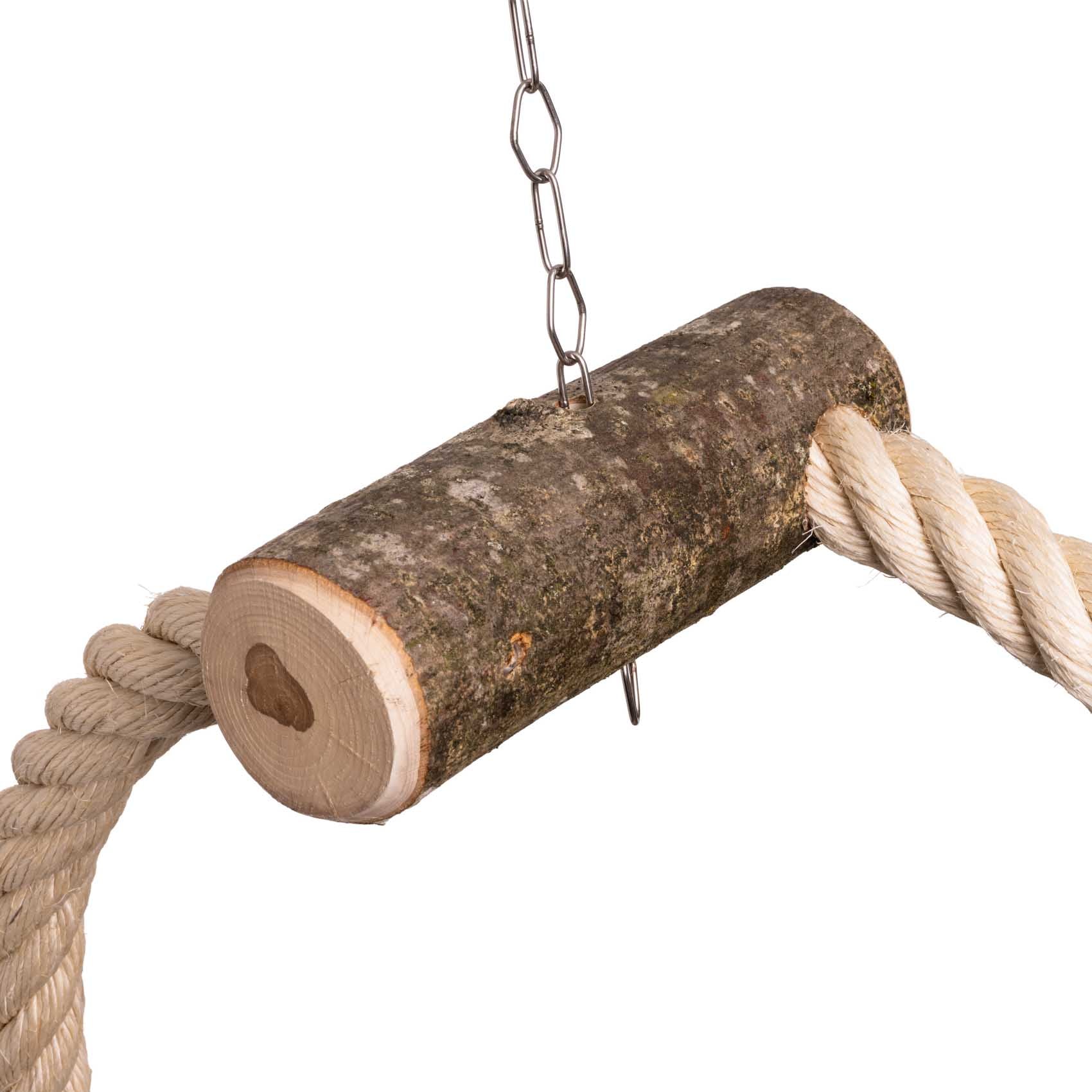 rico-s-futterkiste-sisal-ringschaukel-papageienschaukel-40-cm image 3