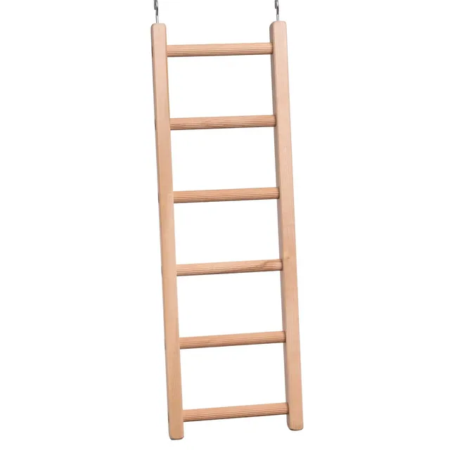 rico-s-futterkiste-sittichleiter-6-sprossen-holz-55-cm image 1