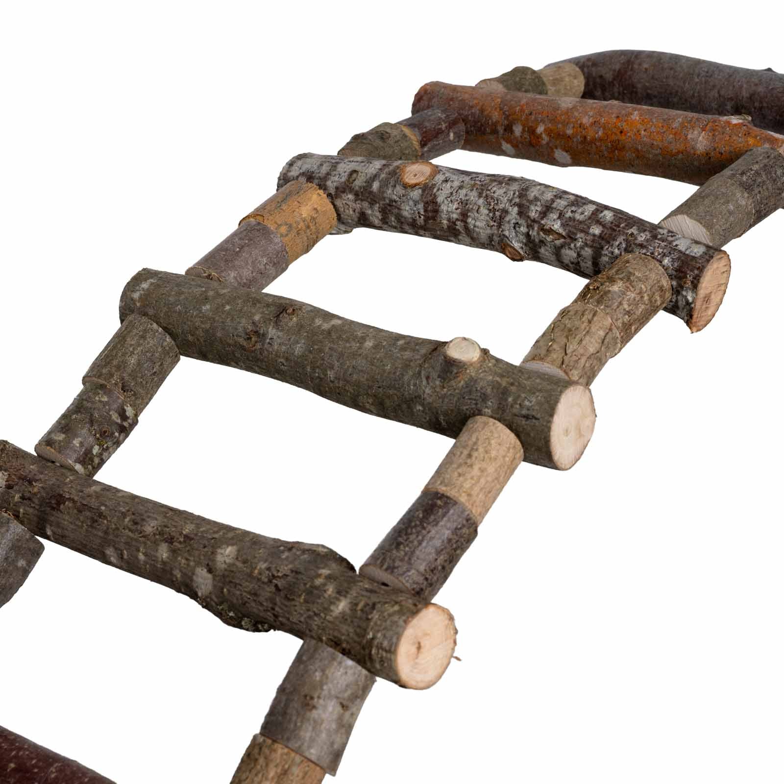 rico-s-futterkiste-big-ladder-papageien-leiter-150-cm-naturholz image 2