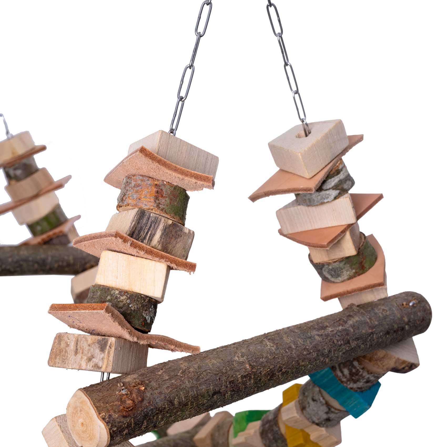 rico-s-futterkiste-schaukel-welle-papageienspielzeug-60-cm-holz image 3