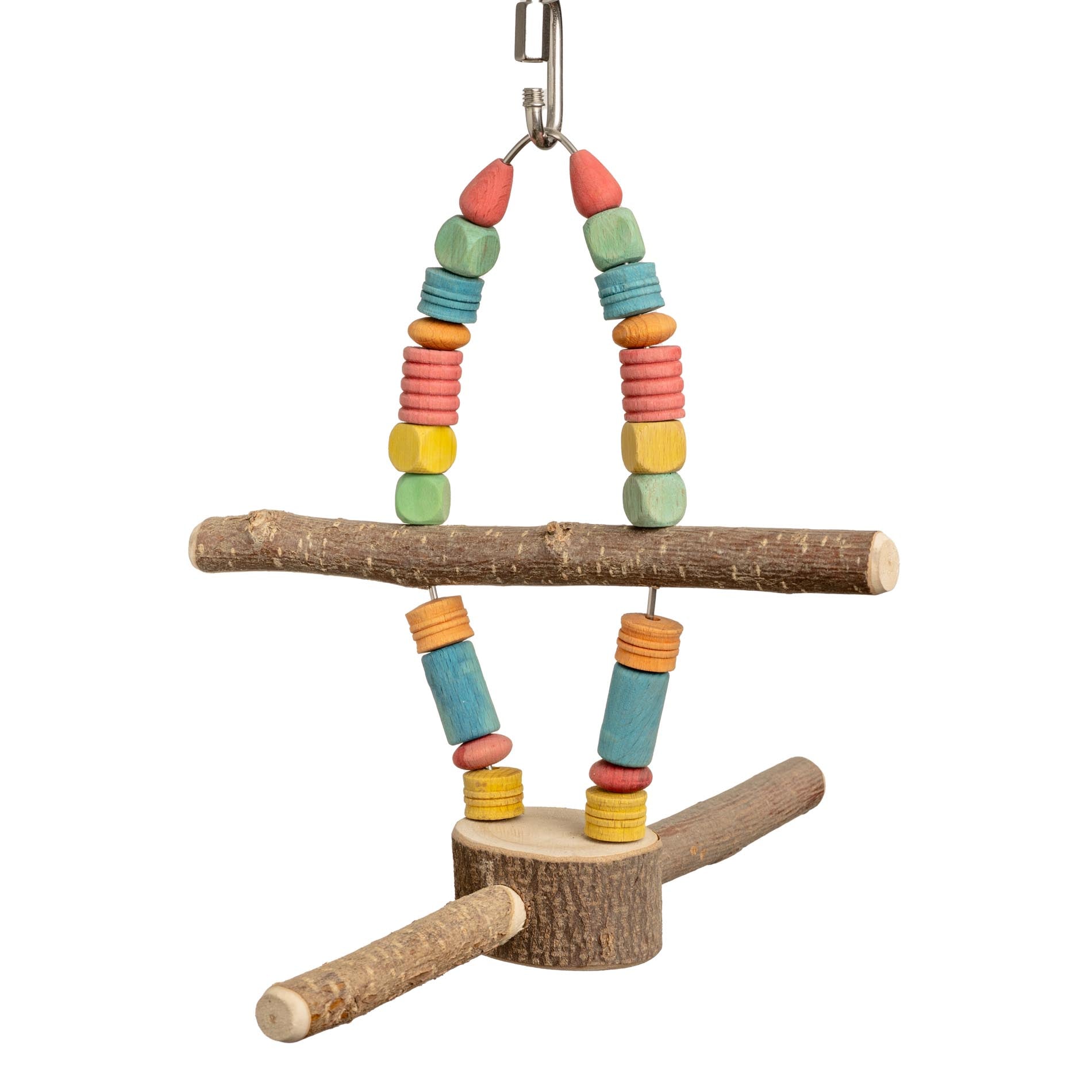 rico-s-futterkiste-schaukelpropeller-sittichspielzeug-holz-22-cm image 1