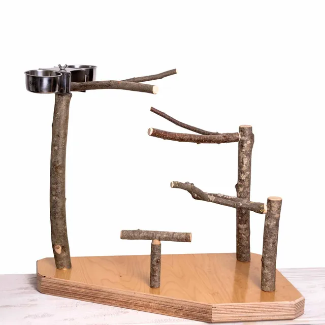 rico-s-futterkiste-freisitz-vario-vogelfreisitz-gro-sittiche-holz-40x70cm image 1