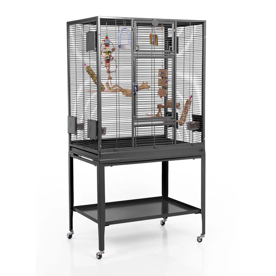 montana-cages-madeira-single-vogelk-fig-antik-mit-rollen image 1
