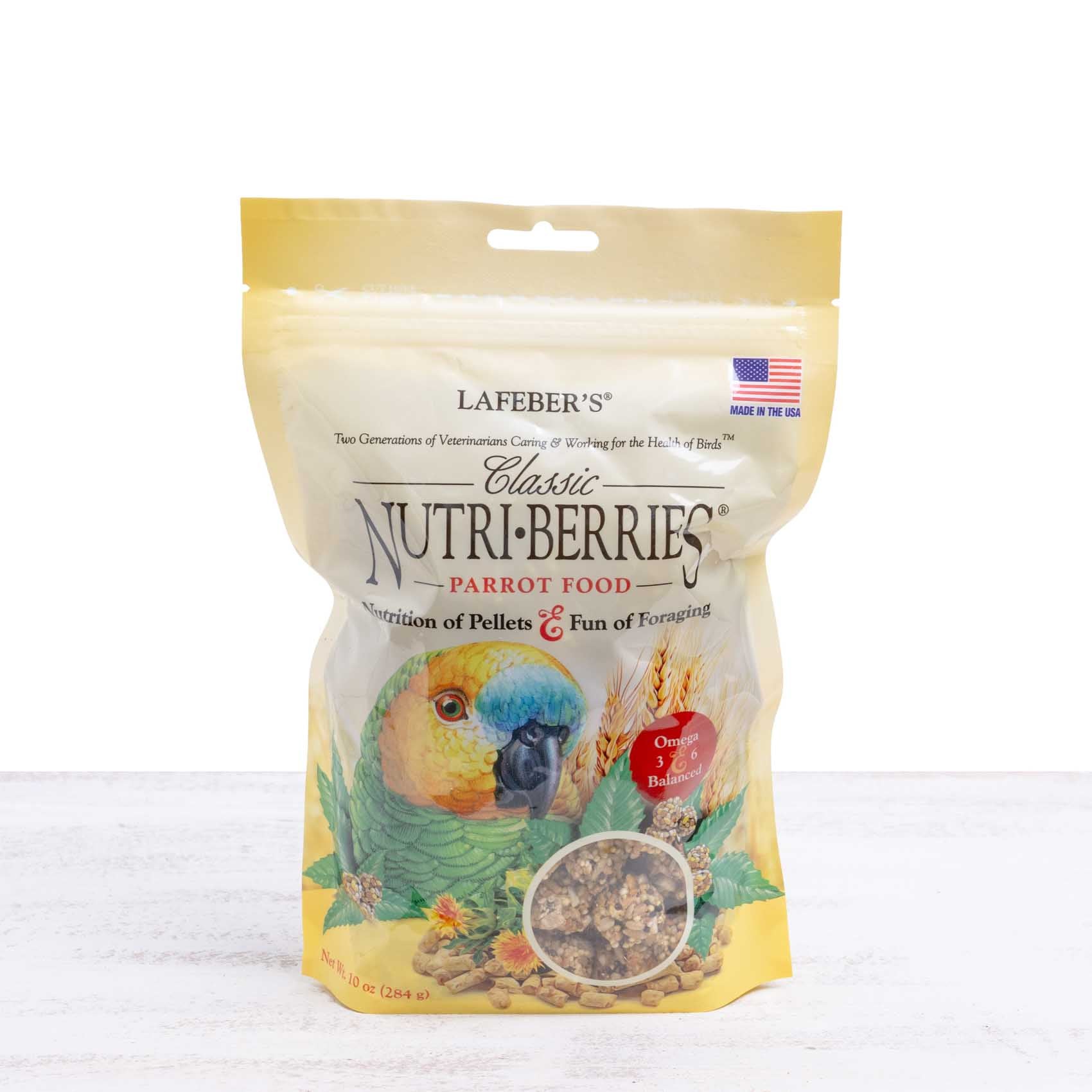 lafeber-nutri-berries-classic-papageien-snack-284-g-omega-3 image 1