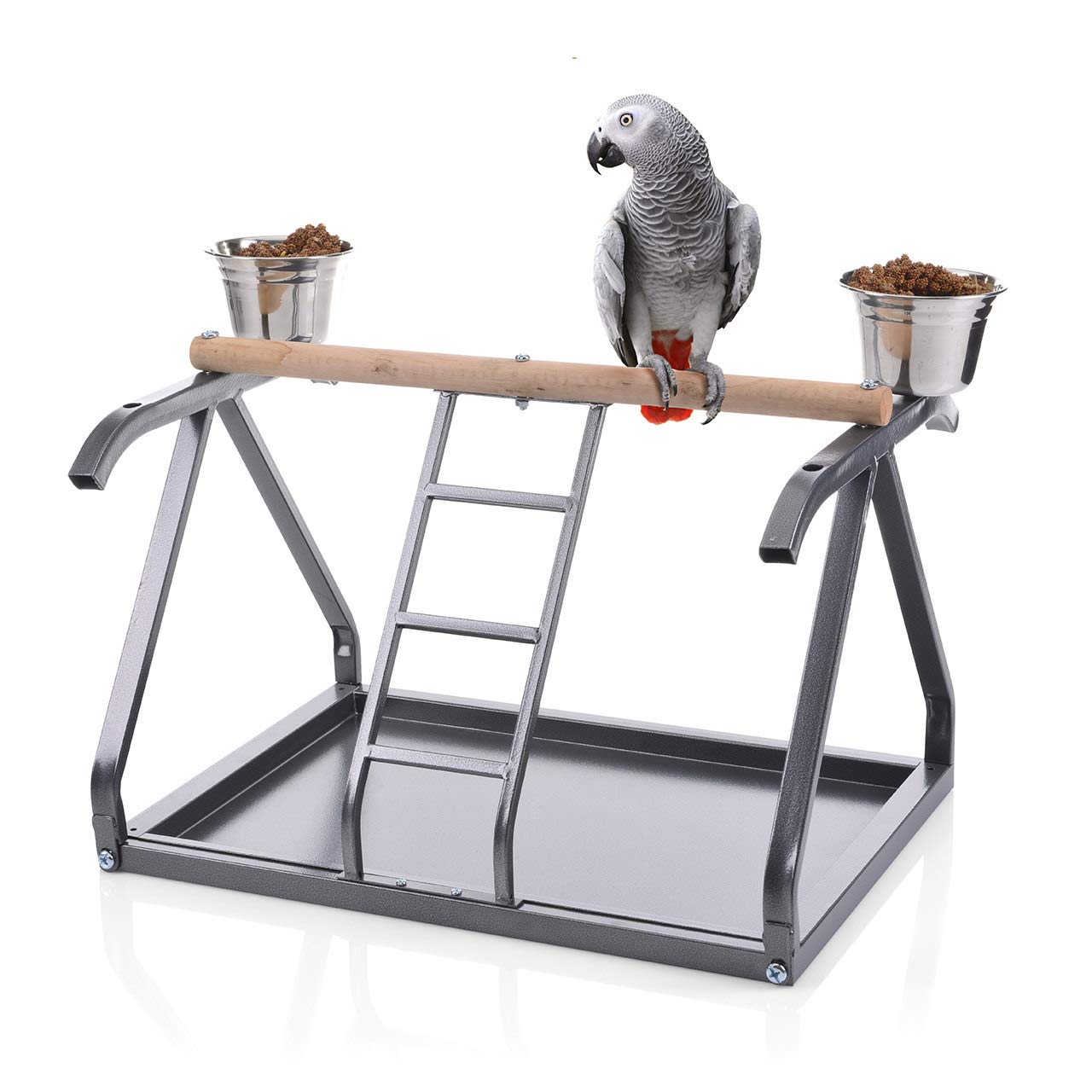 montana-cages-sunlite-tischfreisitz-papagei-antik-mit-napf image 1