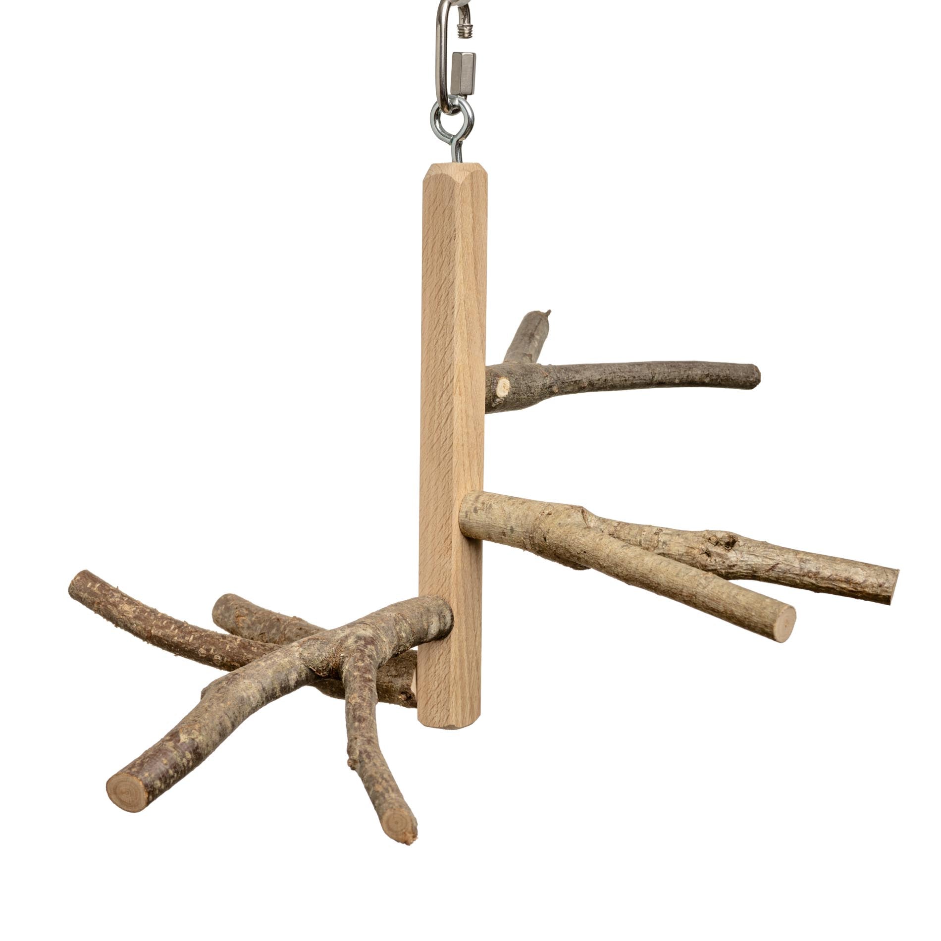 rico-s-futterkiste-sittichwirbel-sittichspielzeug-naturholz-klein image 1