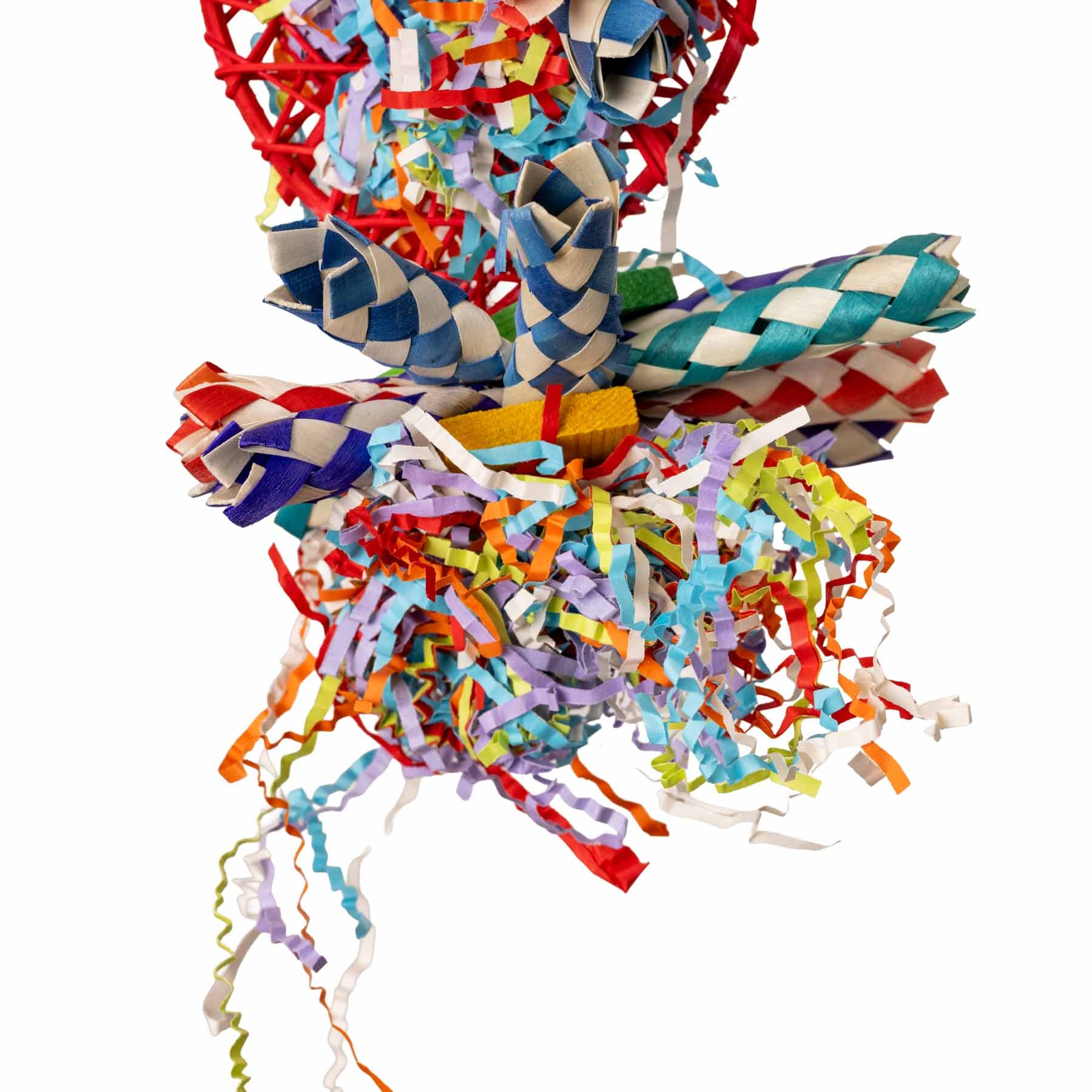 rico-s-futterkiste-shredding-tower-papageienspielzeug-foraging image 2