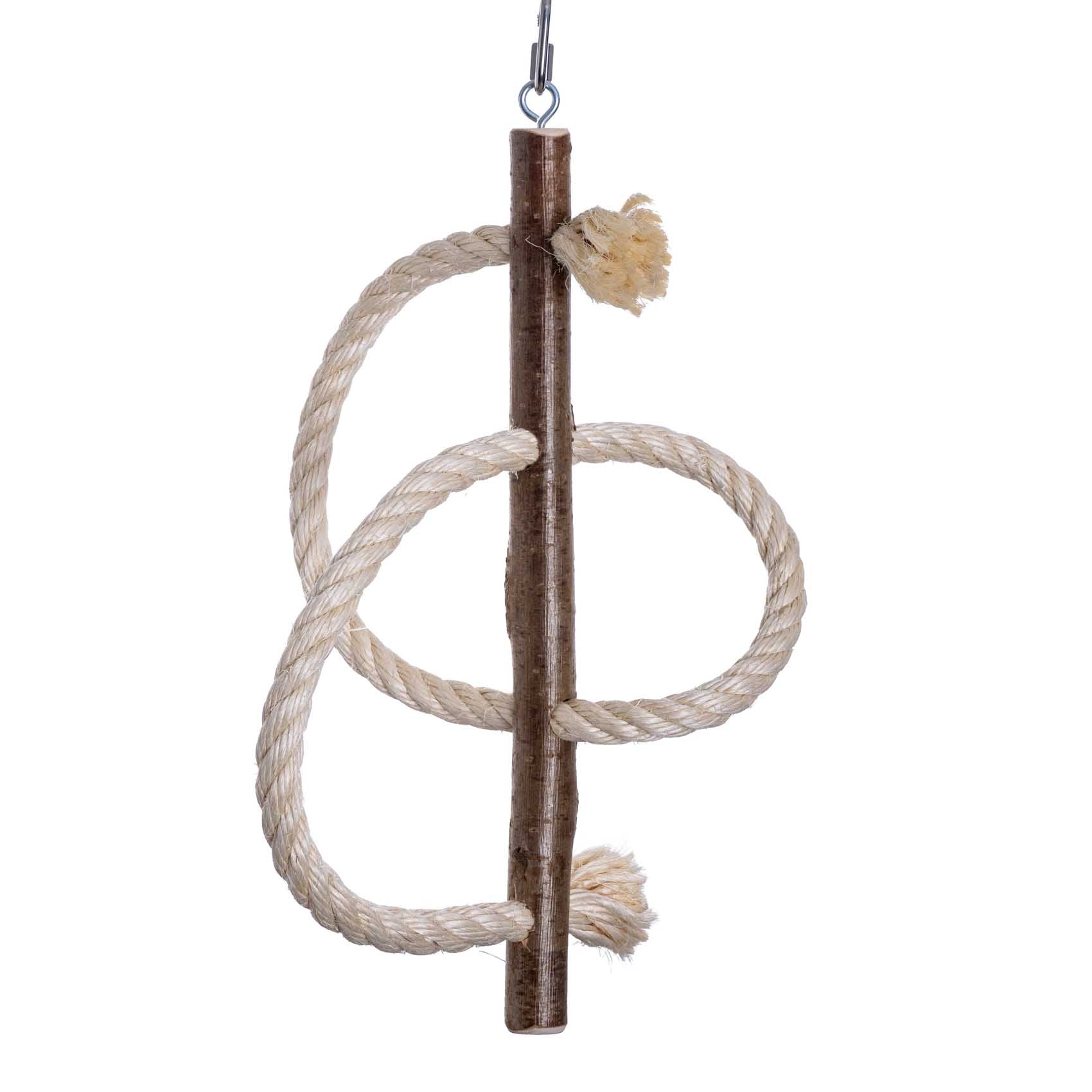 rico-s-futterkiste-kletterschnecke-sittichspielzeug-sisal-40-cm image 1