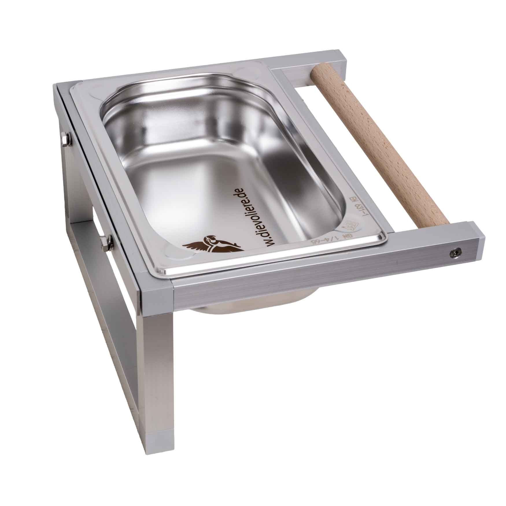 rico-s-futterkiste-edelstahlwanne-klein-28x24-cm-k-figmontage image 2