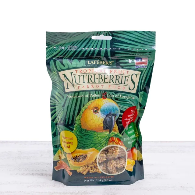 lafeber-nutri-berries-tropical-fruit-papageiensnack-284-g image 1