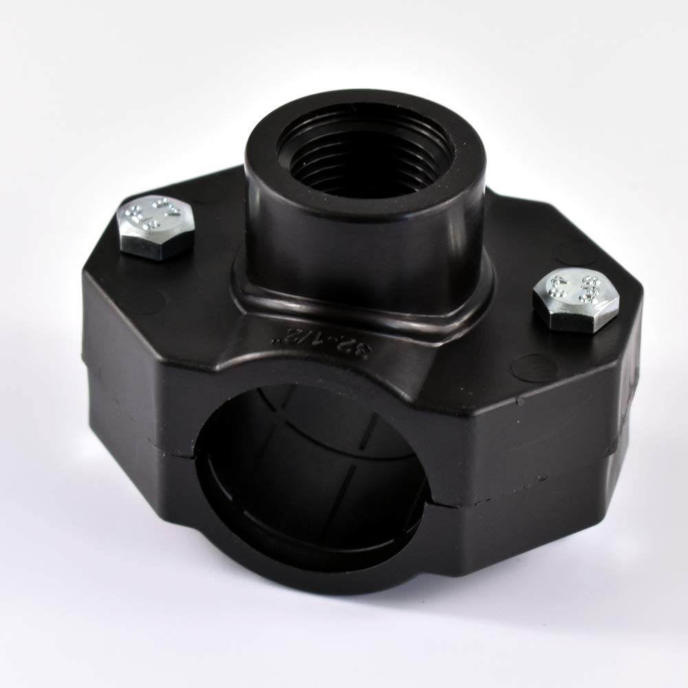 klasebo-pp-anbohrschelle-pn10-32-x-1-2-pe-rohr-abzweig image 1