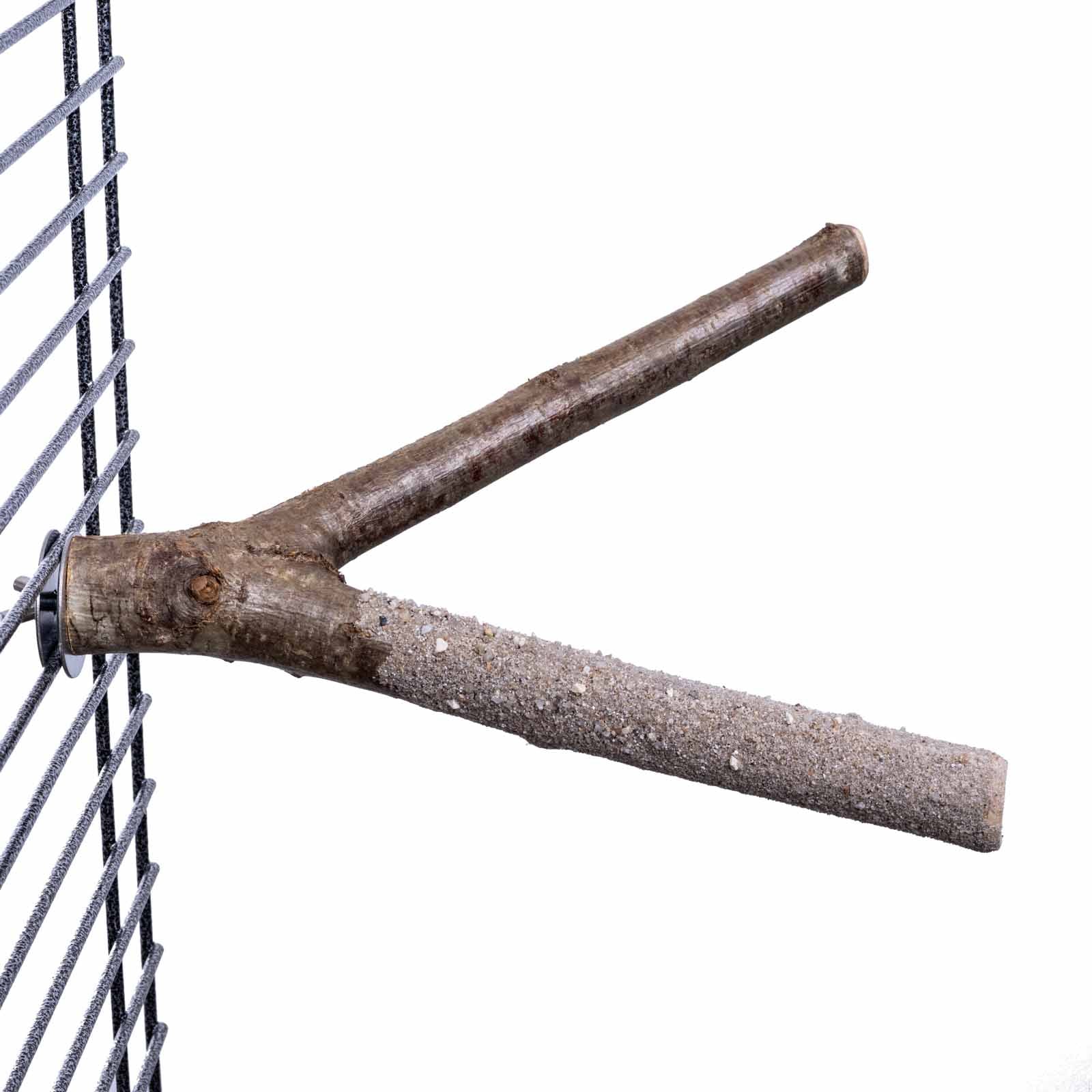 rico-s-futterkiste-krallenpflegeast-papagei-astgabel-25-cm image 1