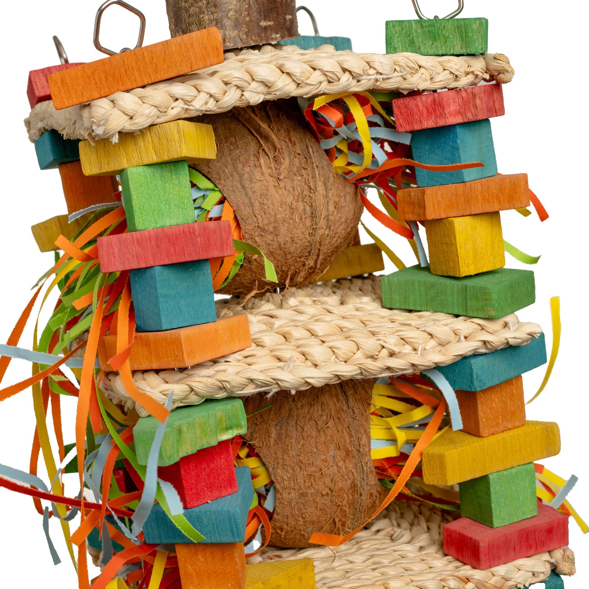 rico-s-futterkiste-strohturm-papageienspielzeug-foraging image 2