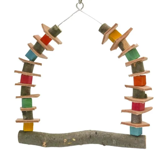 rico-s-futterkiste-papageienschaukel-papageienspielzeug-30-cm image 1