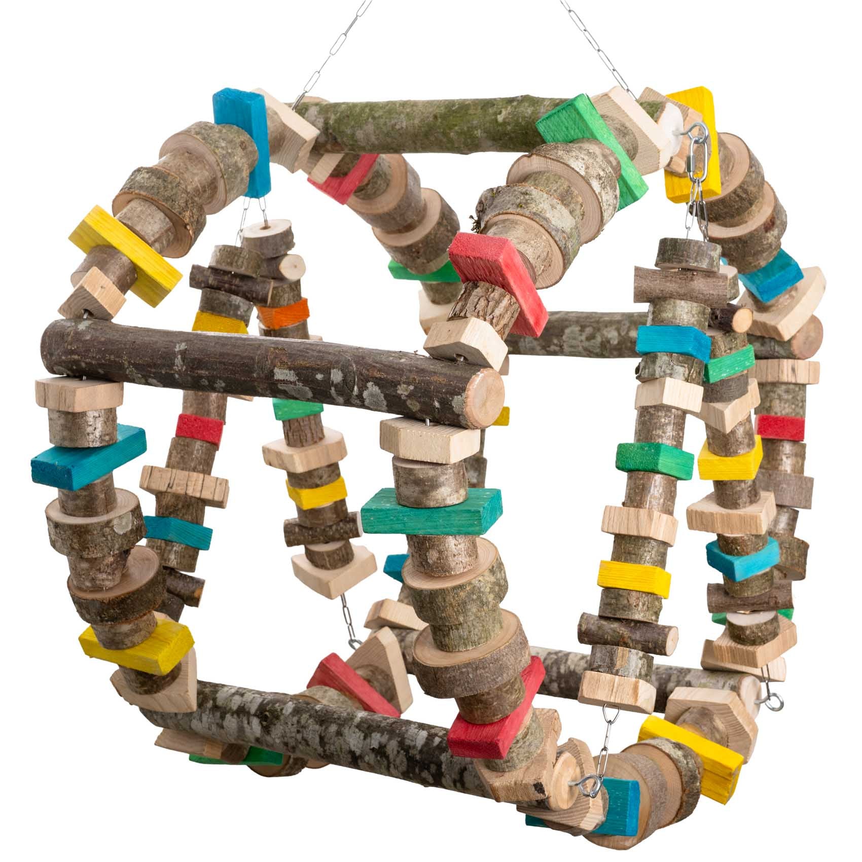 rico-s-futterkiste-schaukelrad-xxl-papageienspielzeug-70-cm image 1