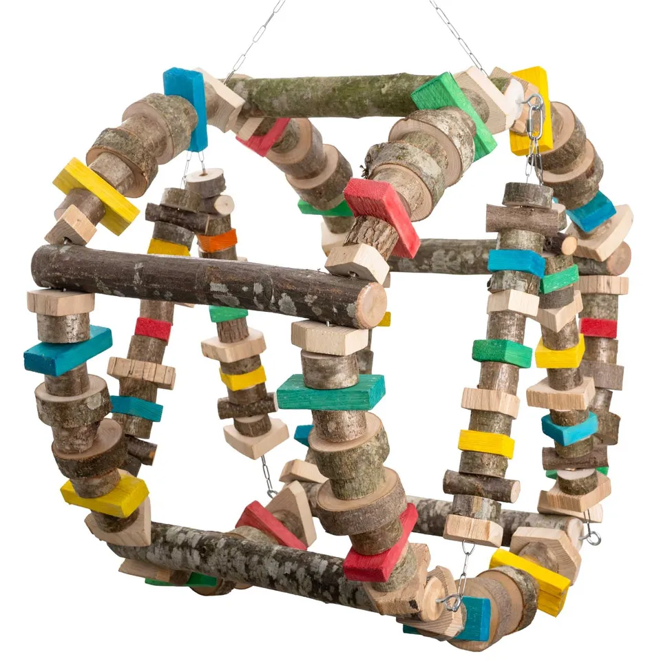rico-s-futterkiste-schaukelrad-xxl-papageienspielzeug-70-cm image 1