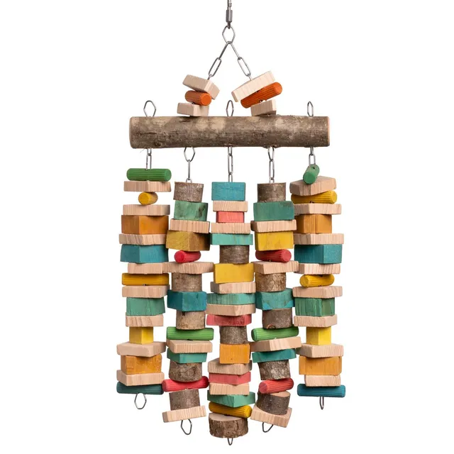 rico-s-futterkiste-schredder-vorhang-papageienspielzeug-55-cm image 1