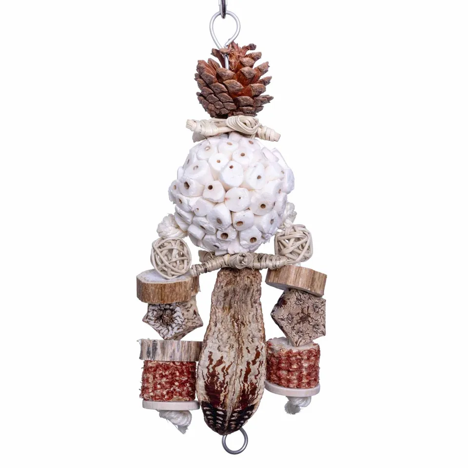 rico-s-futterkiste-forest-puppet-sittichspielzeug-natur image 1