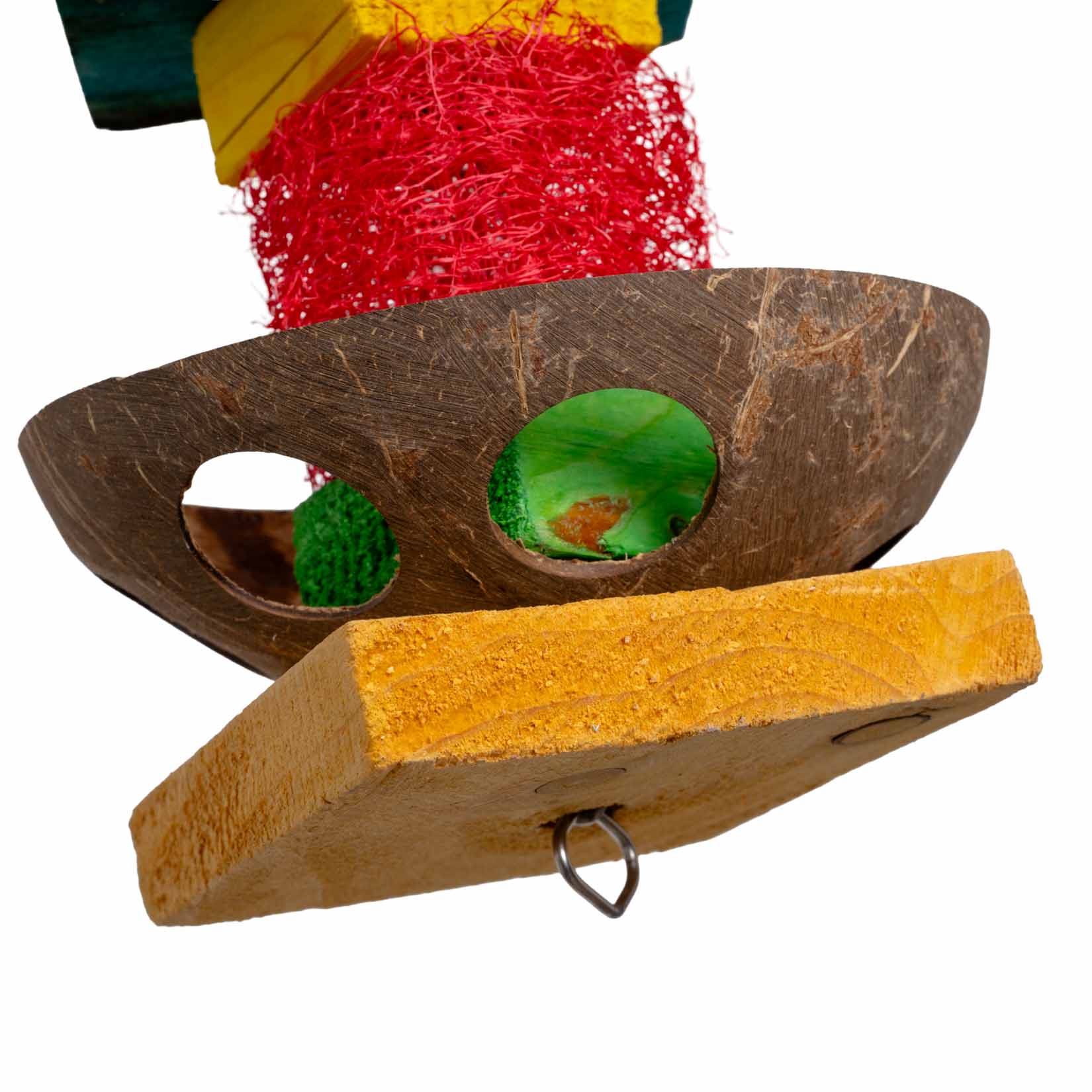 rico-s-futterkiste-luffa-turm-papageienspielzeug-35-cm image 3