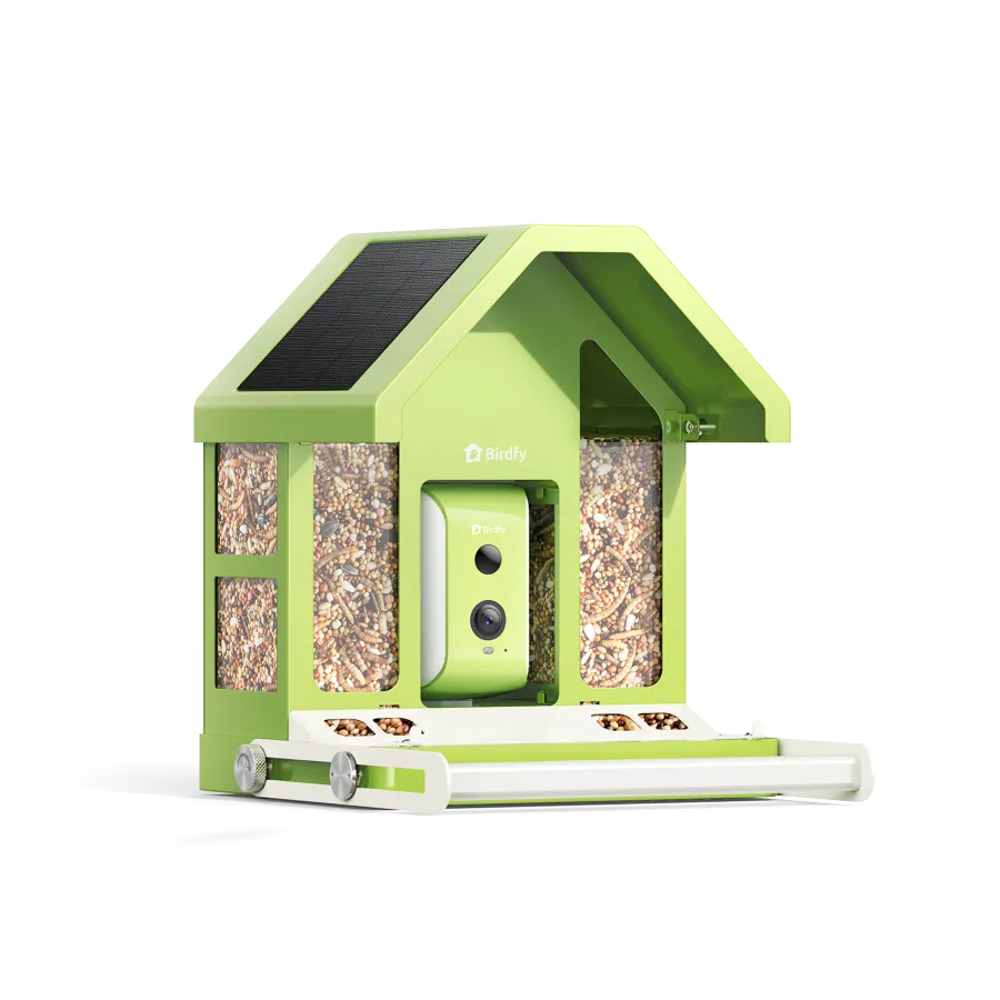 birdfy-feeder-metal-vogelfutterhaus-mit-kamera-1080p-solar image 1