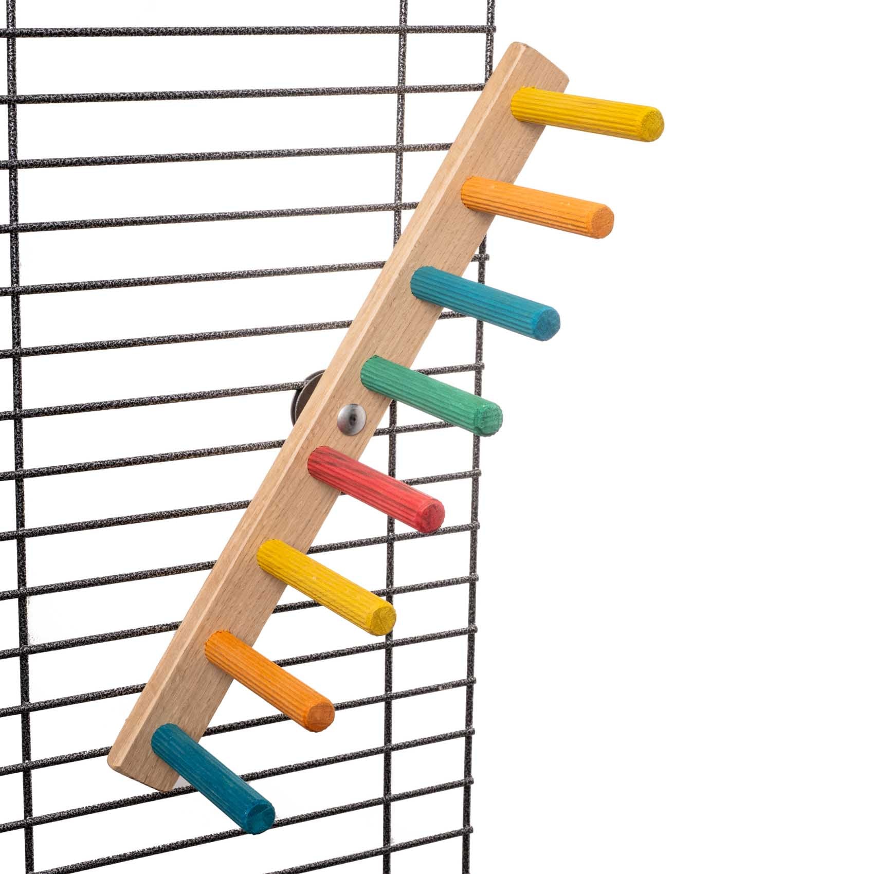 rico-s-futterkiste-leiter-kletter-treppe-sittichspielzeug-40-cm image 2
