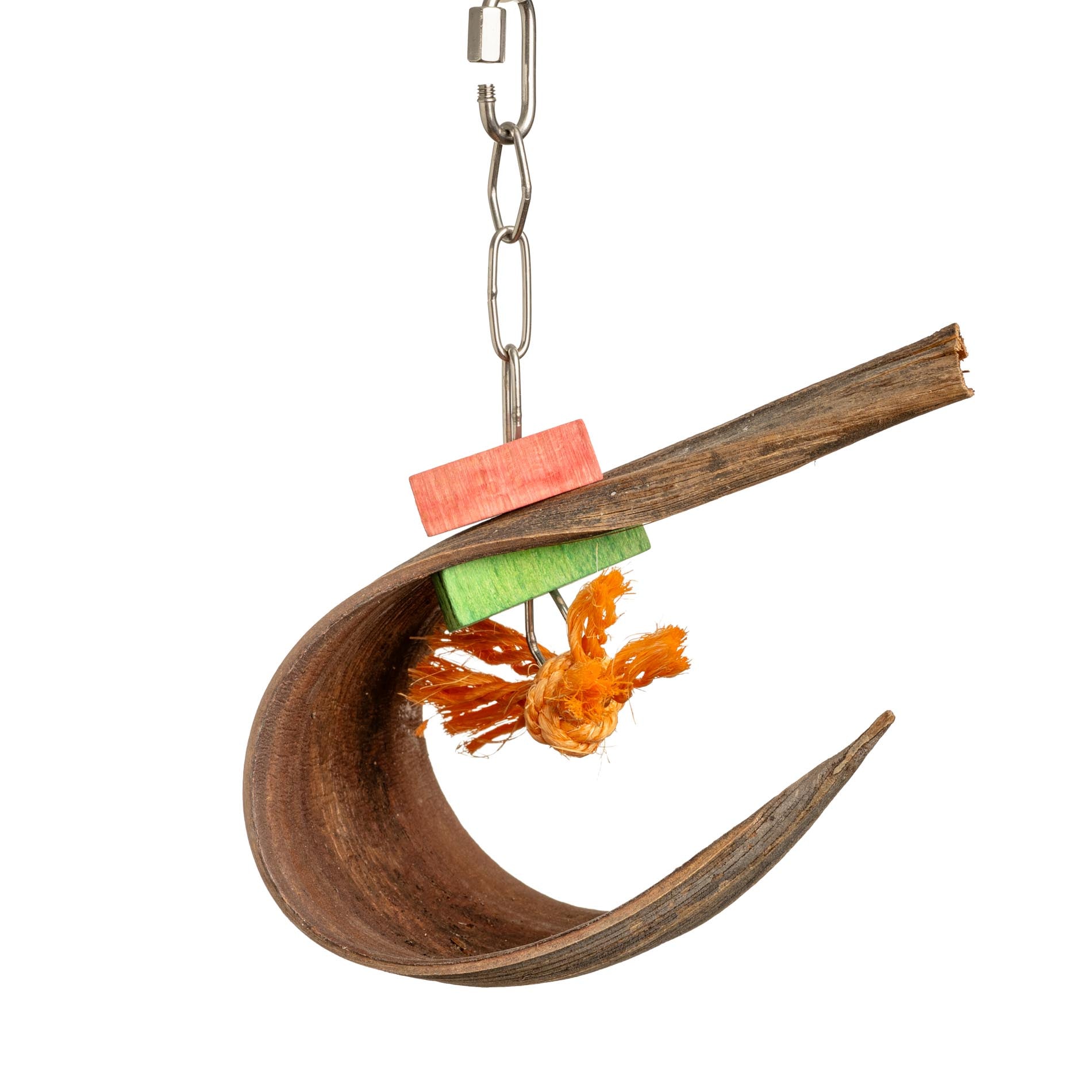 rico-s-futterkiste-palmblatt-schaukel-sittichspielzeug-kleine-sittiche image 1