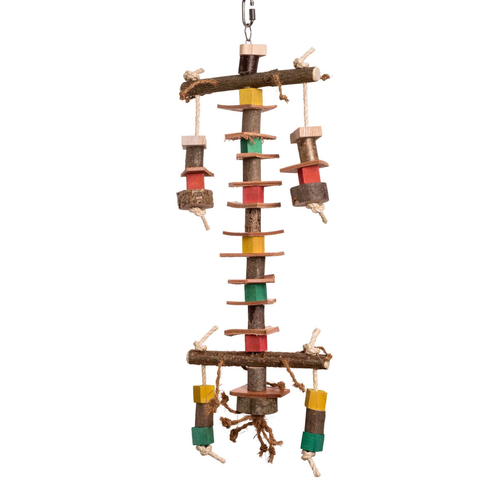 rico-s-futterkiste-knabberspiel-papageienspielzeug-sisal-60cm image 1