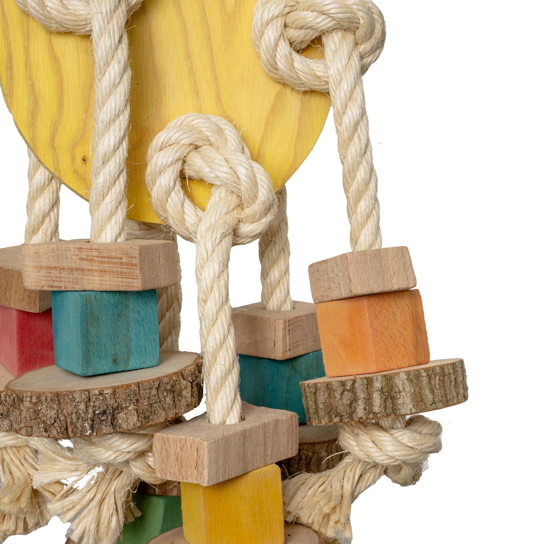rico-s-futterkiste-knabber-ananas-xl-papageienspielzeug-hartholz image 3