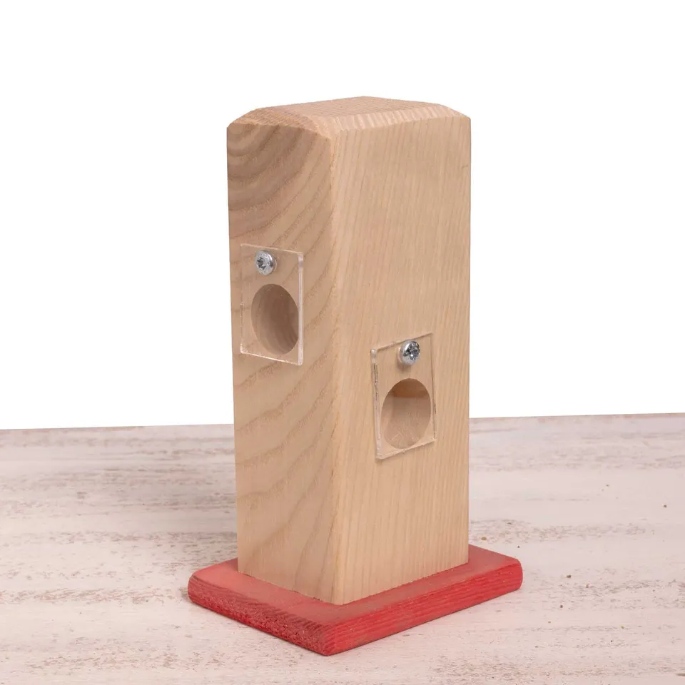 rico-s-futterkiste-versteckspielturm-intelligenzspielzeug-sittiche image 1