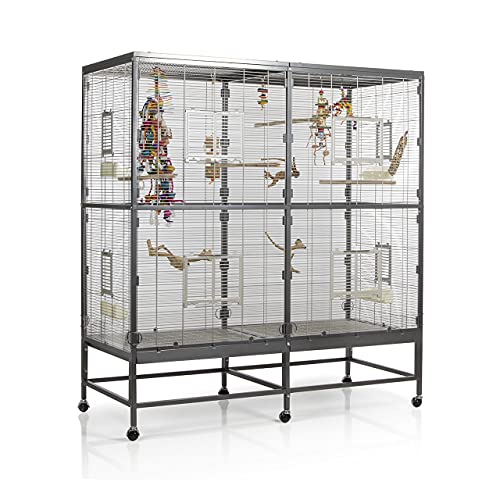 montana-casa-150-vogelvoliere-antik-platinum-sittiche image 8
