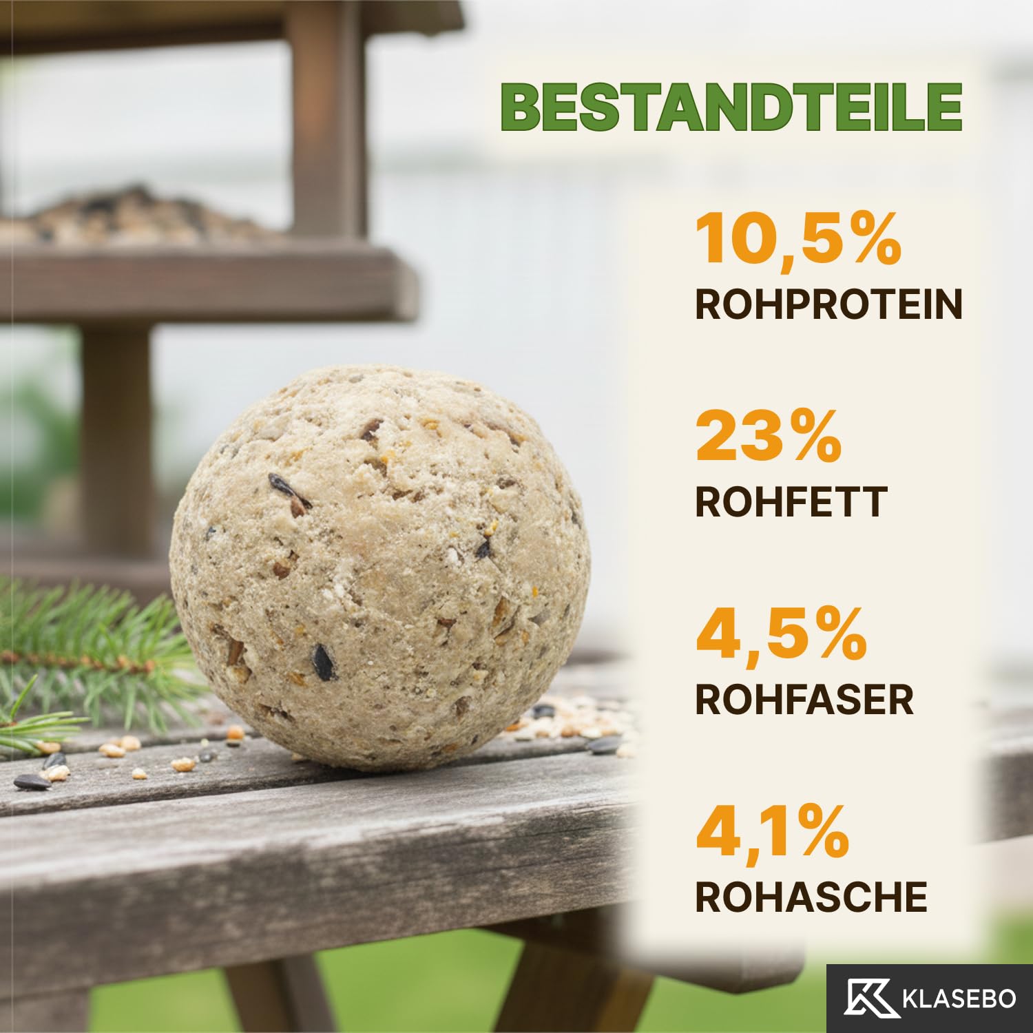 klasebo-meisenkn-del-mit-insekten-100-st-ck-9-kg-ohne-netz image 3