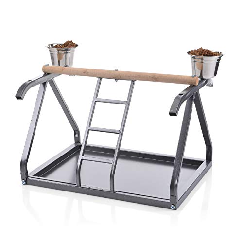 montana-cages-sunlite-tischfreisitz-papagei-antik-mit-napf image 7