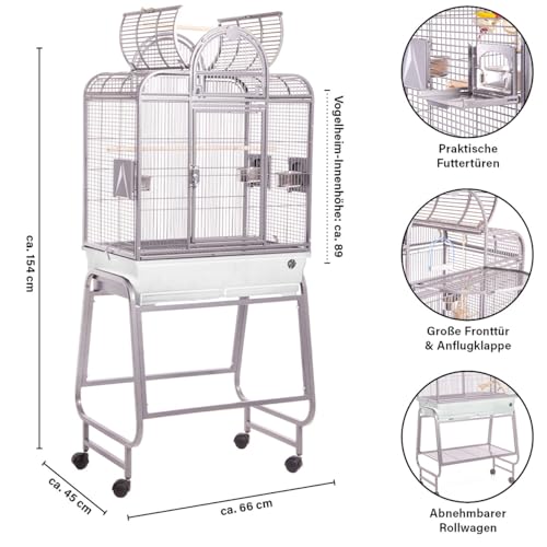 montana-cages-san-remo-ii-sittichk-fig-platinum-kuppeldach image 7