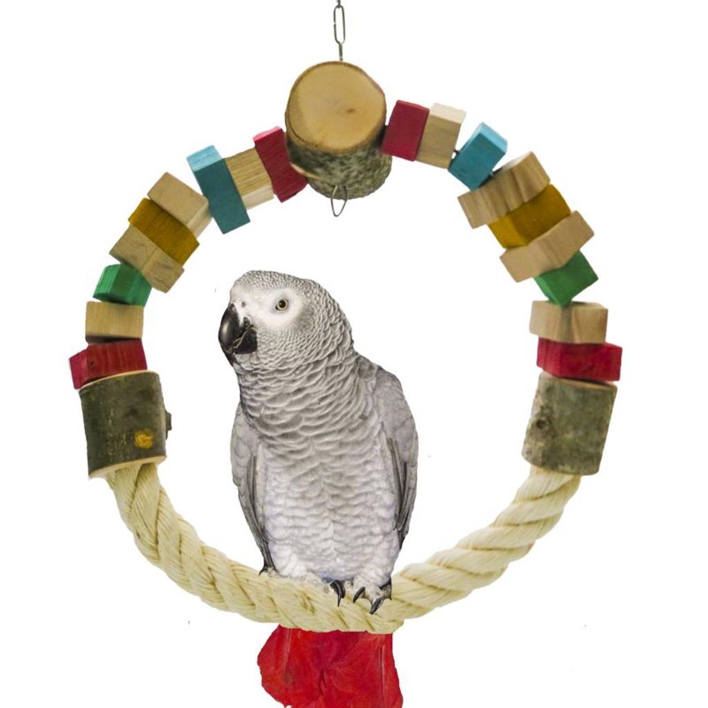 rico-s-futterkiste-sisalschaukelring-halb-halb-32-cm image 3