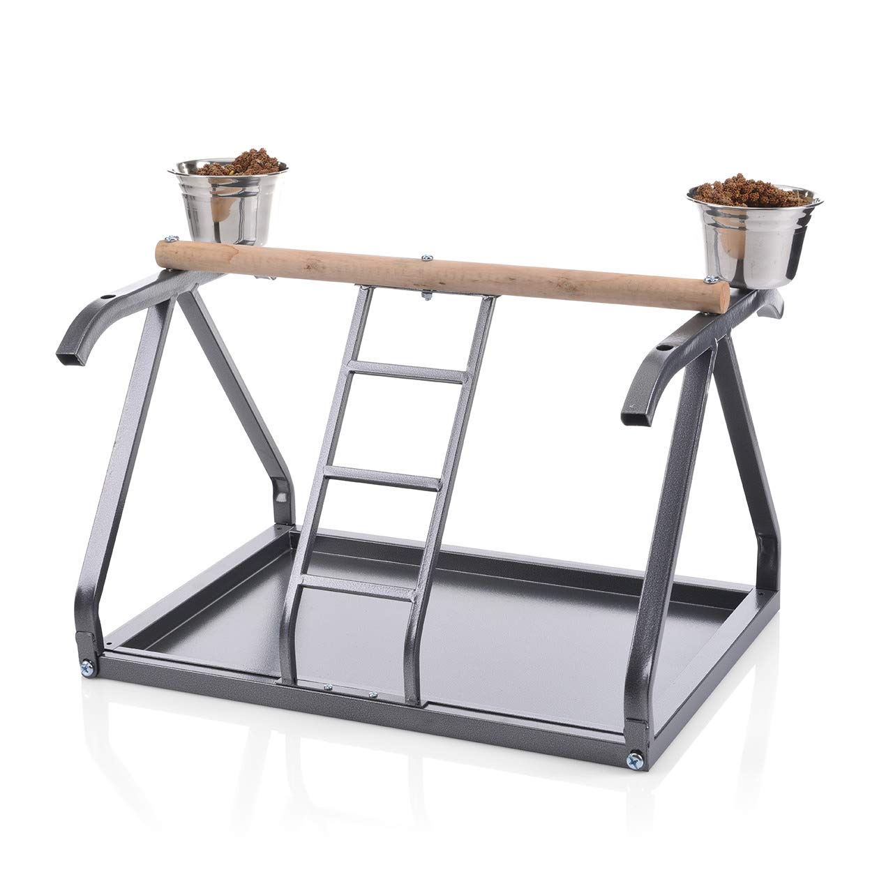 montana-cages-sunlite-tischfreisitz-papagei-antik-mit-napf image 2