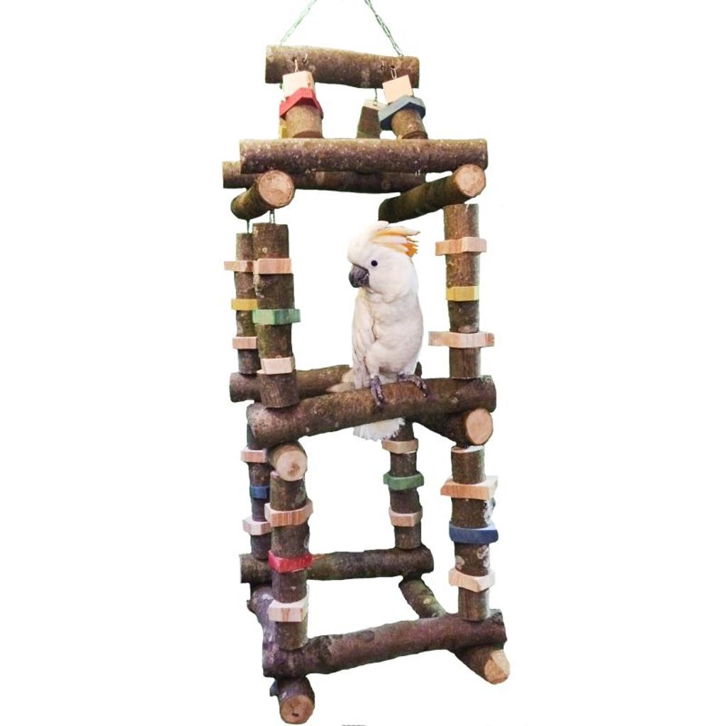 rico-s-futterkiste-schaukel-turm-jumbo-xxl-papageienschaukel-125-cm image 4