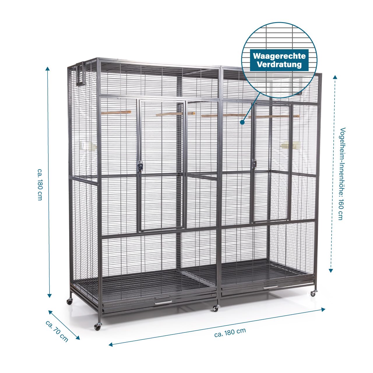 montana-cages-new-sydney-ii-vogelk-fig-antik-180x70x180 image 2