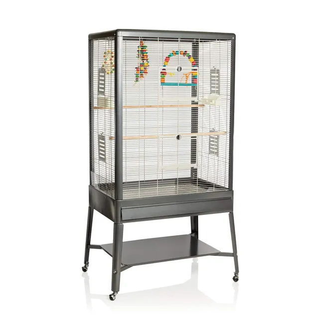 montana-cages-colorado-ii-vogelvoliere-antik-platinum-ungiftig image 1