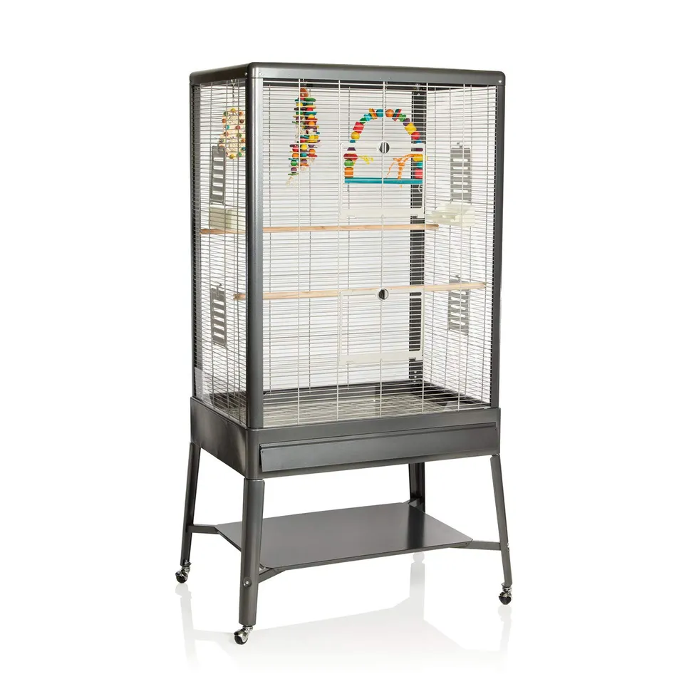 montana-cages-colorado-ii-vogelvoliere-antik-platinum-ungiftig image 1
