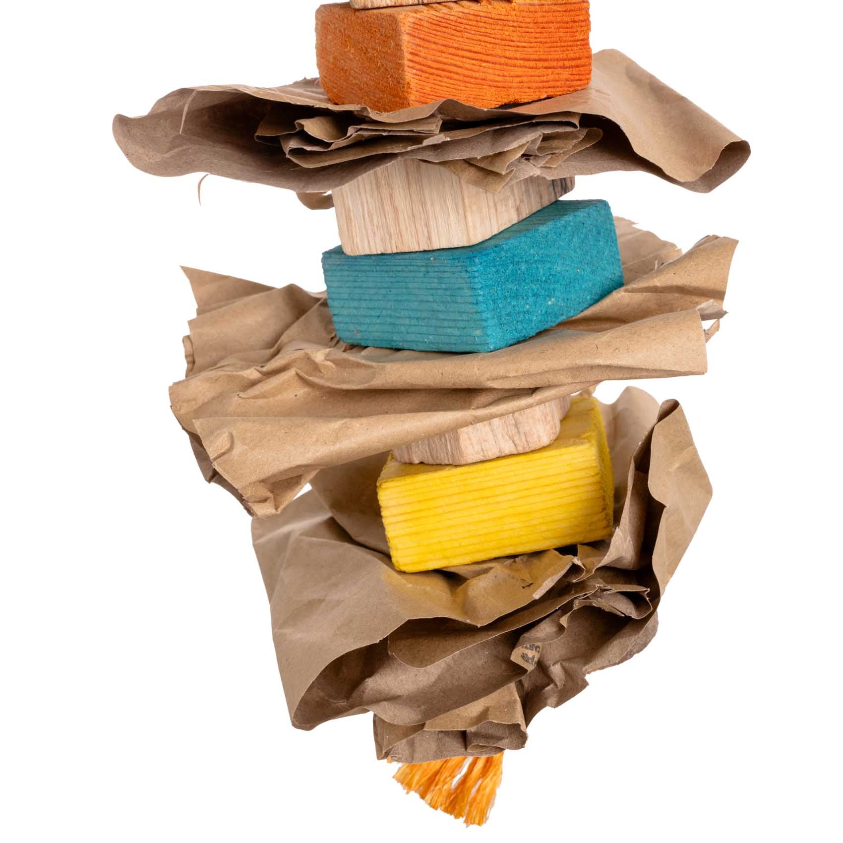 rico-s-futterkiste-knabberpapier-papageienspielzeug-35-cm image 2