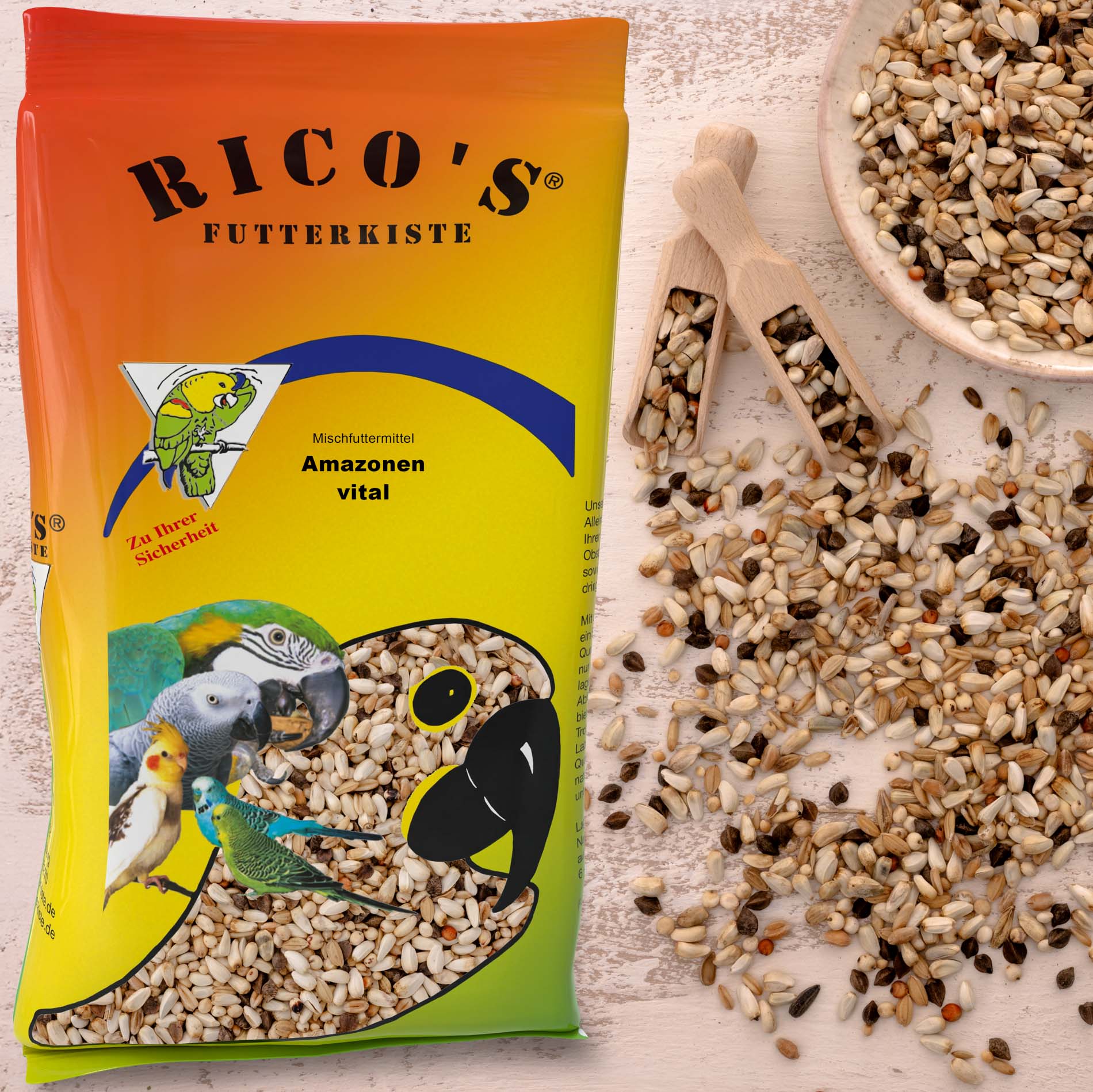 rico-s-futterkiste-amazonen-vital-papageienfutter-1-kg-fettreduziert image 2