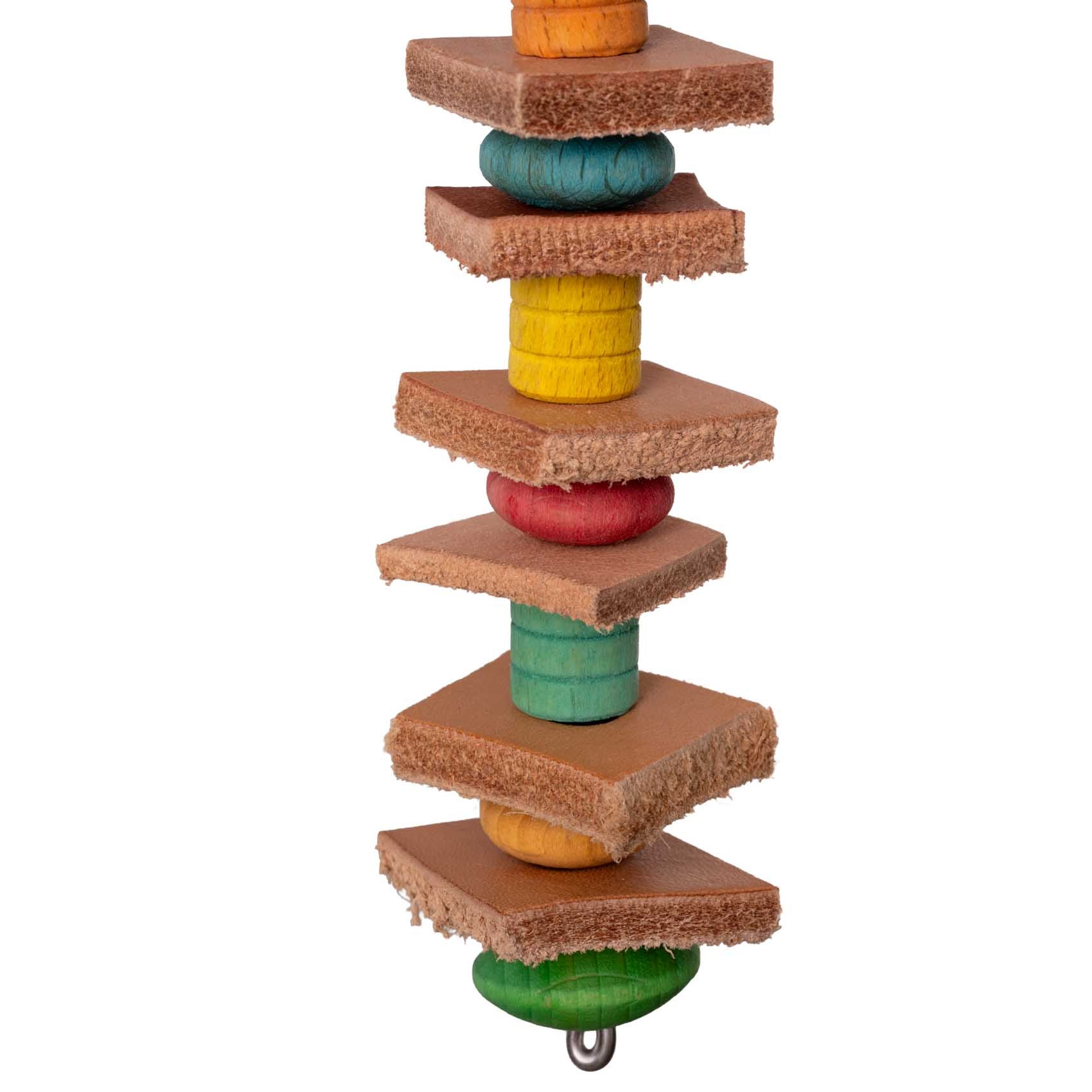 rico-s-futterkiste-lederspielzeug-mini-wellensittich-leder-12-cm image 3