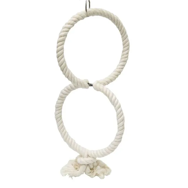 rico-s-futterkiste-baumwoll-doppelring-2x24cm-sittichspielzeug-seil image 1