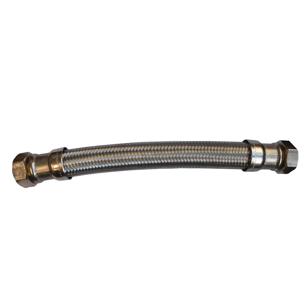 klasebo-panzerschlauch-dn25-1-zoll-m-x-1-zoll-m-flexschlauch-300-mm image 1