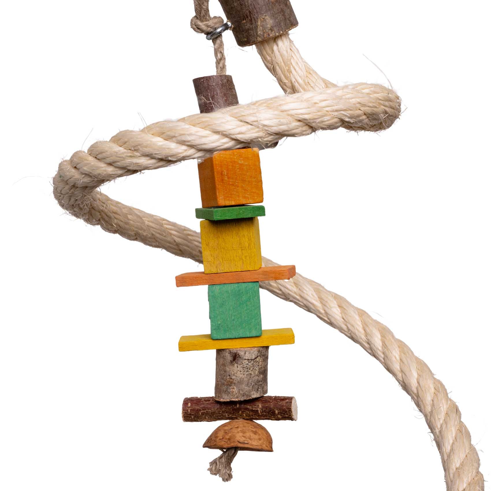 rico-s-futterkiste-sittich-kletterspirale-sisal-spielzeug-sittich image 2