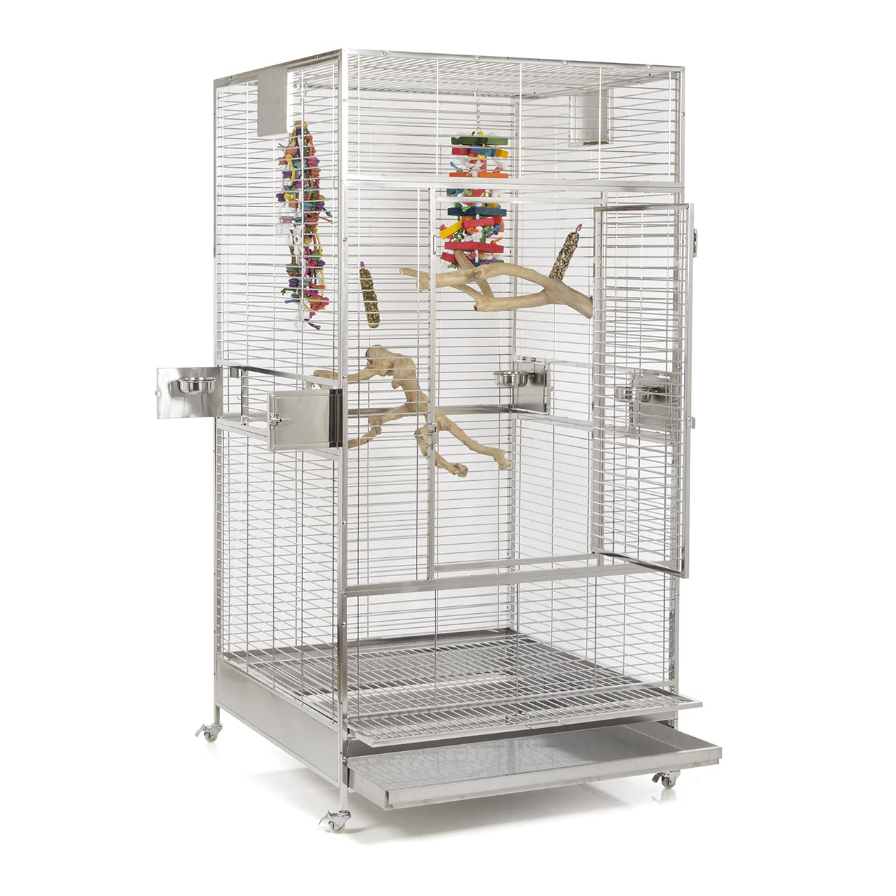 montana-cages-arkansas-i-papageienk-fig-edelstahl-100x100x200-cm image 3