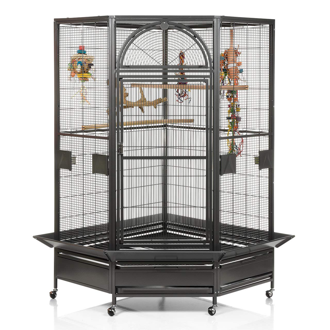 montana-cages-denver-ii-eckvoliere-antik-xxl-120-cm image 1