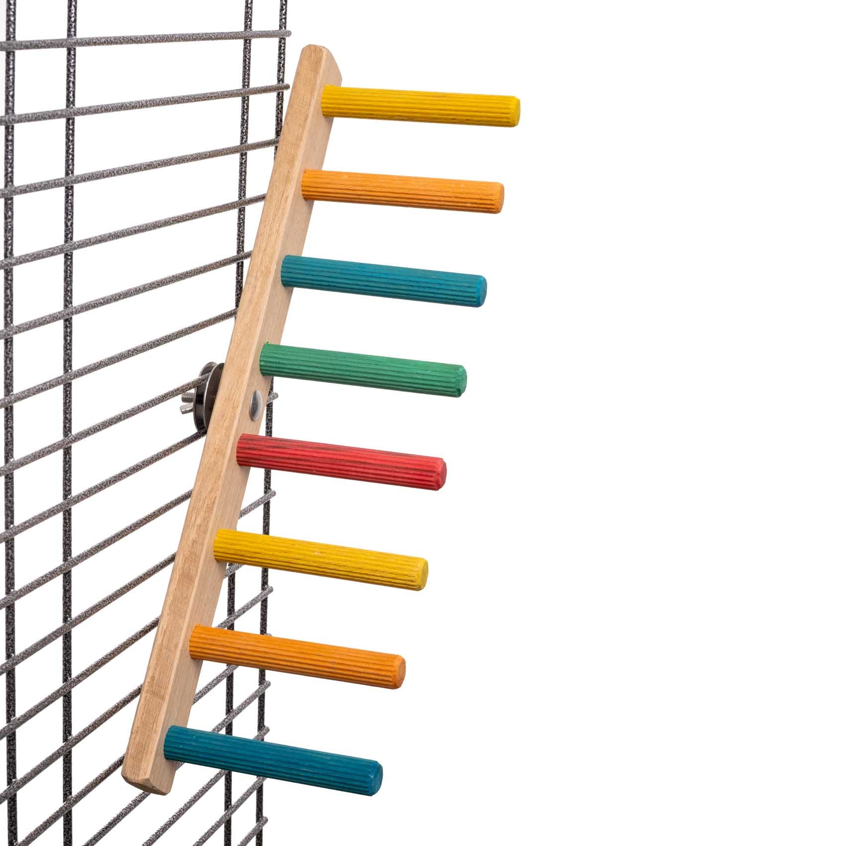 rico-s-futterkiste-leiter-kletter-treppe-sittichspielzeug-40-cm image 1