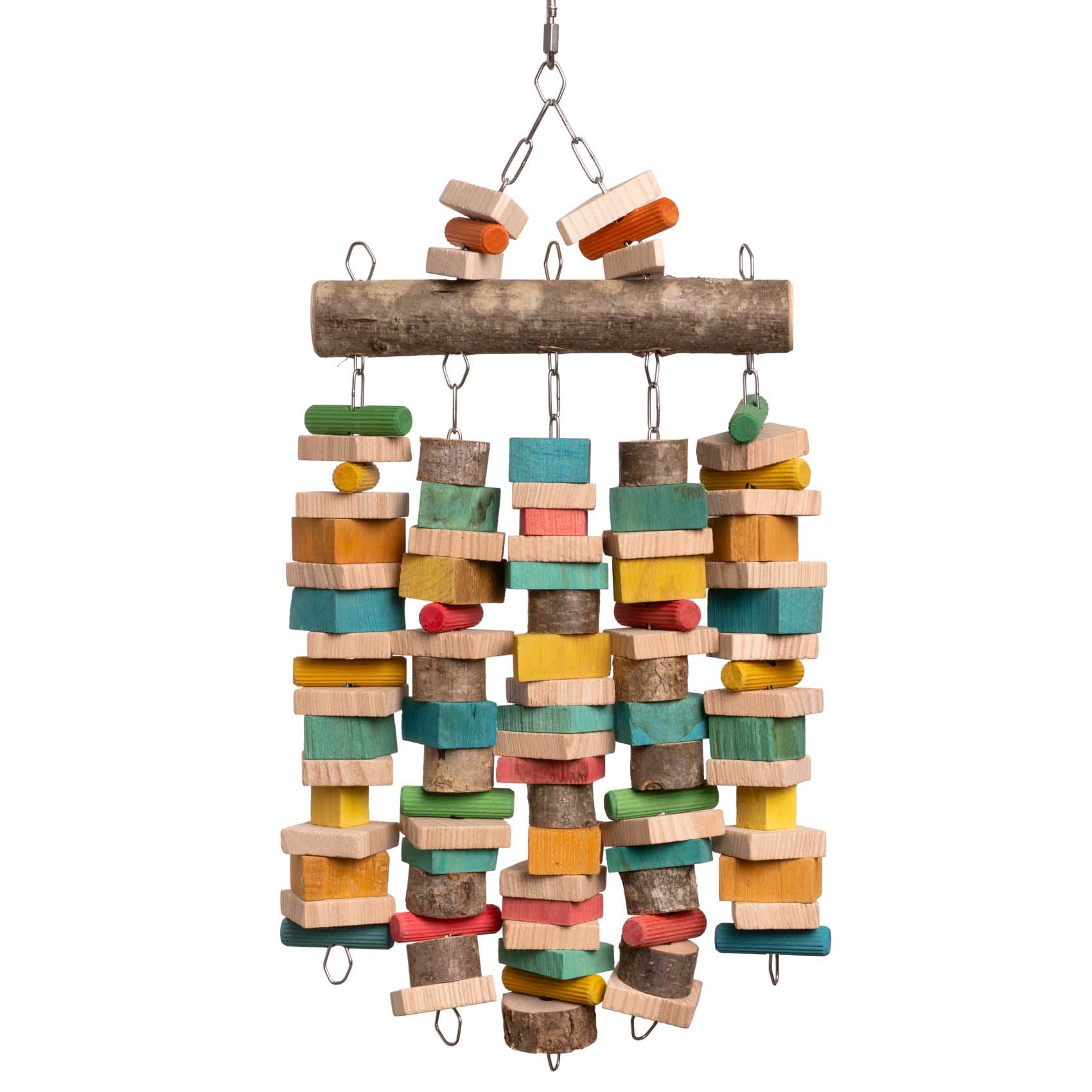 rico-s-futterkiste-schredder-vorhang-papageienspielzeug-55-cm image 1